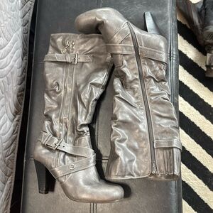 Guess grey tall boots
